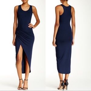 Go Couture Faux Wrap Sleeveless Dress in EC